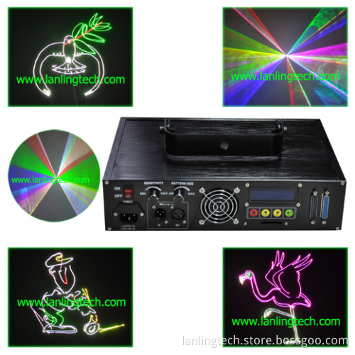 RGB SD Card Laser Light Home Party Laser Light Show